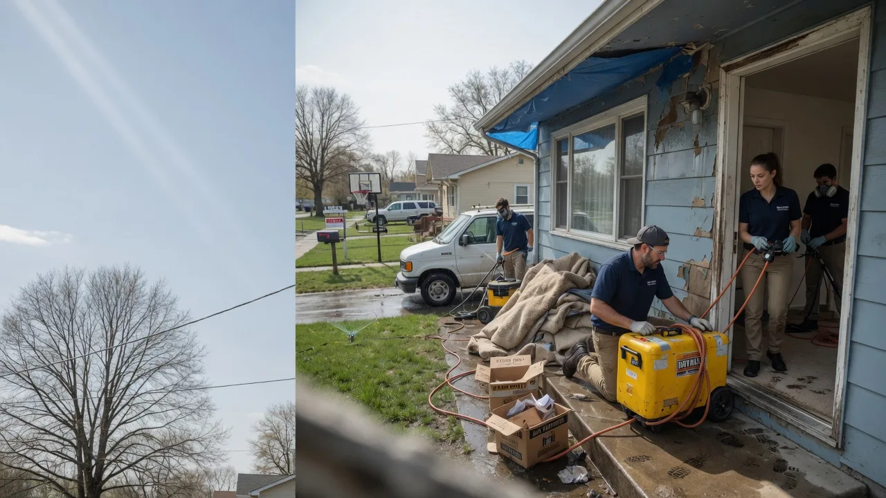 Basement Flood Cleanup in Pecatonica, IL near me